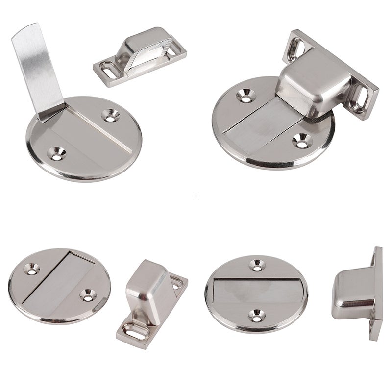 Magnetic Door Stopper Stop Catch Floor Mounted Home Door - Image 5
