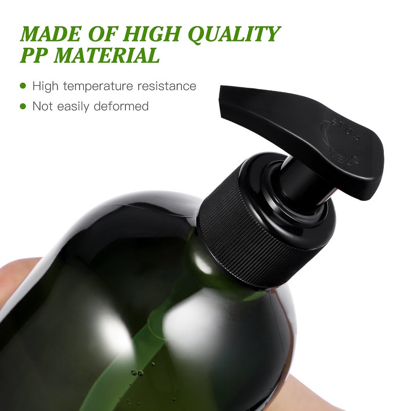 2pcs Beaupretty 2pcs 300ml Empty Shampoo Bottle Opaque Versatile Pump Bottle Drip-free Lotion Container Hand Soap Dispenser - Image 4