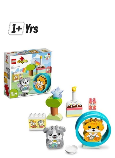 LEGO® DUPLO® My First Puppy & Kitten With Sounds 10977 Learning & Education Toys Set; Building Blocks Toy for Toddlers (22 Pieces)