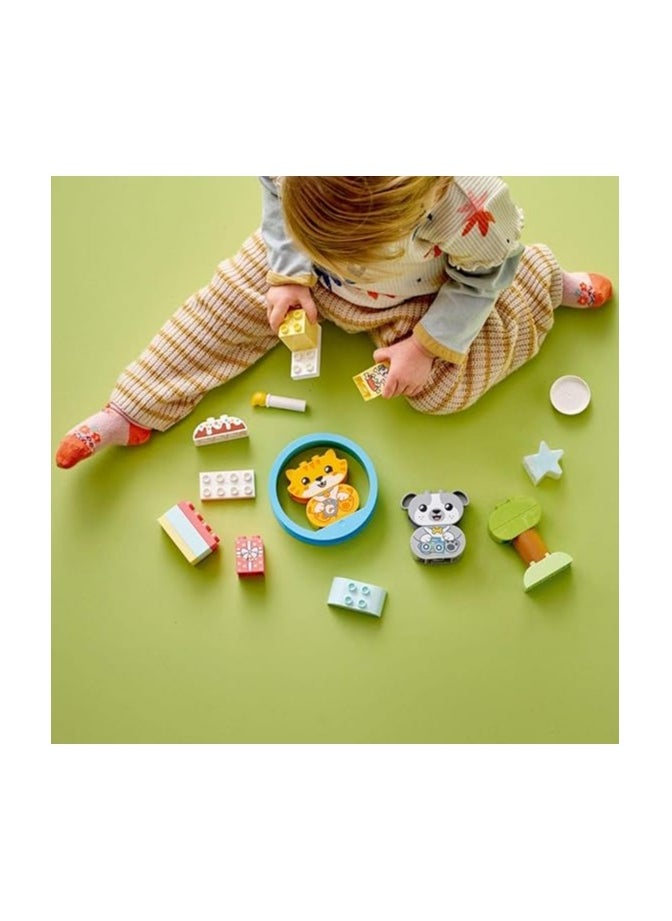 LEGO® DUPLO® My First Puppy & Kitten With Sounds 10977 Learning & Education Toys Set; Building Blocks Toy for Toddlers (22 Pieces)