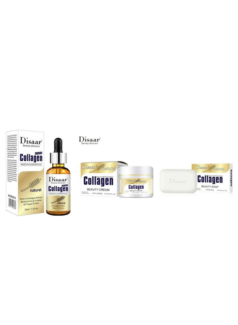 Disaar Natural Collagen Skin Care Set 3pcs - Image 1