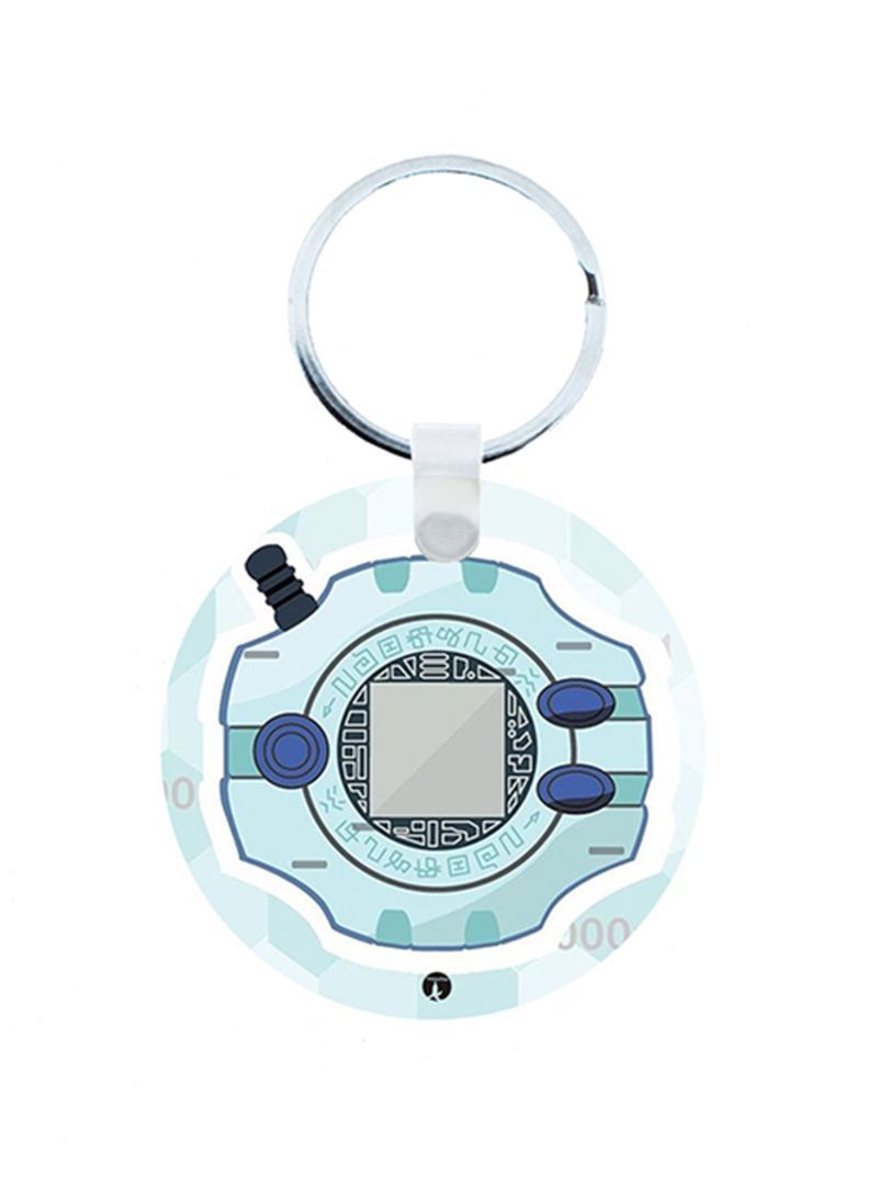 RKN Digimon Anime Wooden Keychain