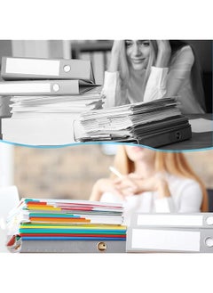 إيروريكس 12 عبوة من 3 مقسمات مجلدات ذات 3 حلقات بألوان متنوعة مع 11 فتحة لمجلدات ذات 3 حلقات وعلامات تبويب بلاستيكية سميكة للملفات ومقسمات مجلدات لمجلدات ذات 2 3 4 6 11 حلقة 11.6  - Image 5