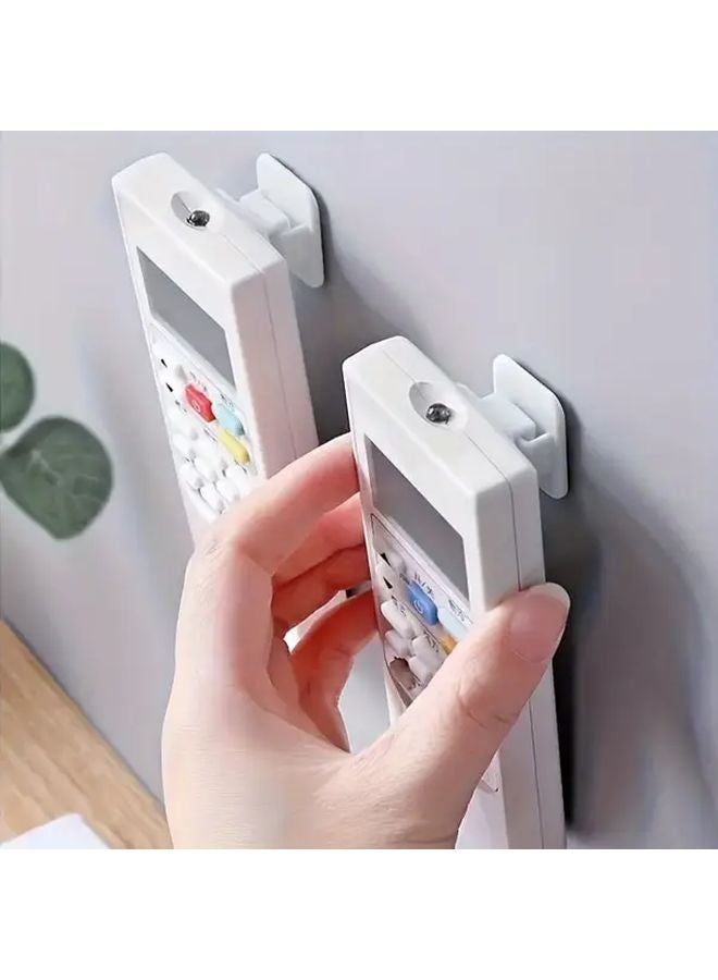 White 5 Pairs Heavy Duty Self Adhesive Hooks No Drill Wall Mounted For Home Organization - Image 2