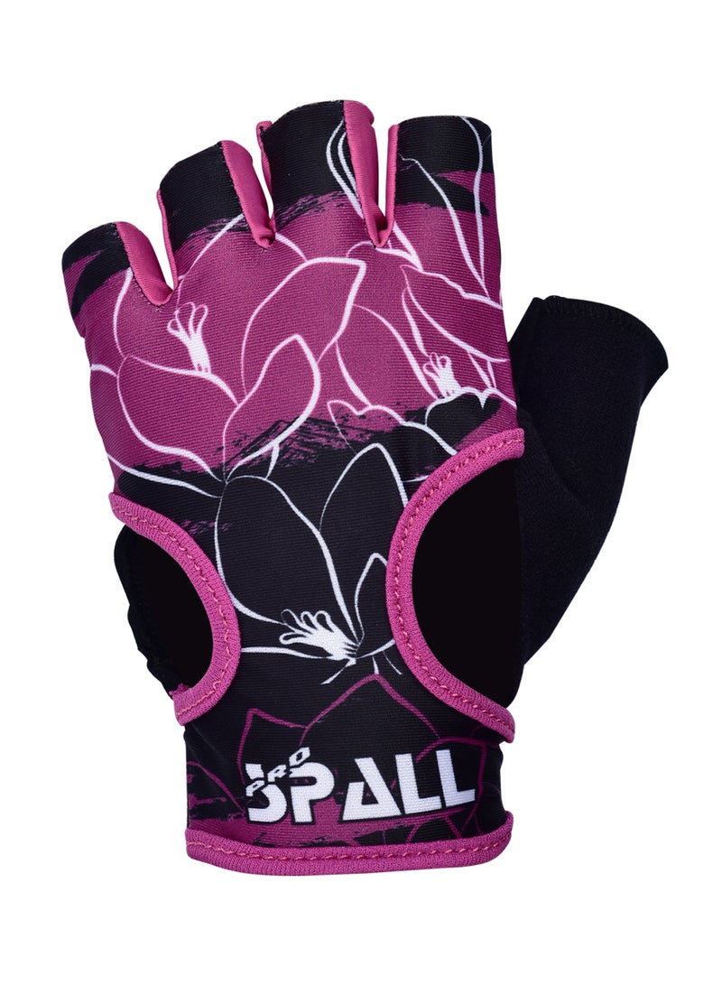 Spall Half Finger Ladies Gym Wight Lifting Gloves Full Protection Workout Gloves For Gym Bike Training Fitness Dumbbell Pull Ups Cycling Exercise Breathable Super Lightweight - Image 2