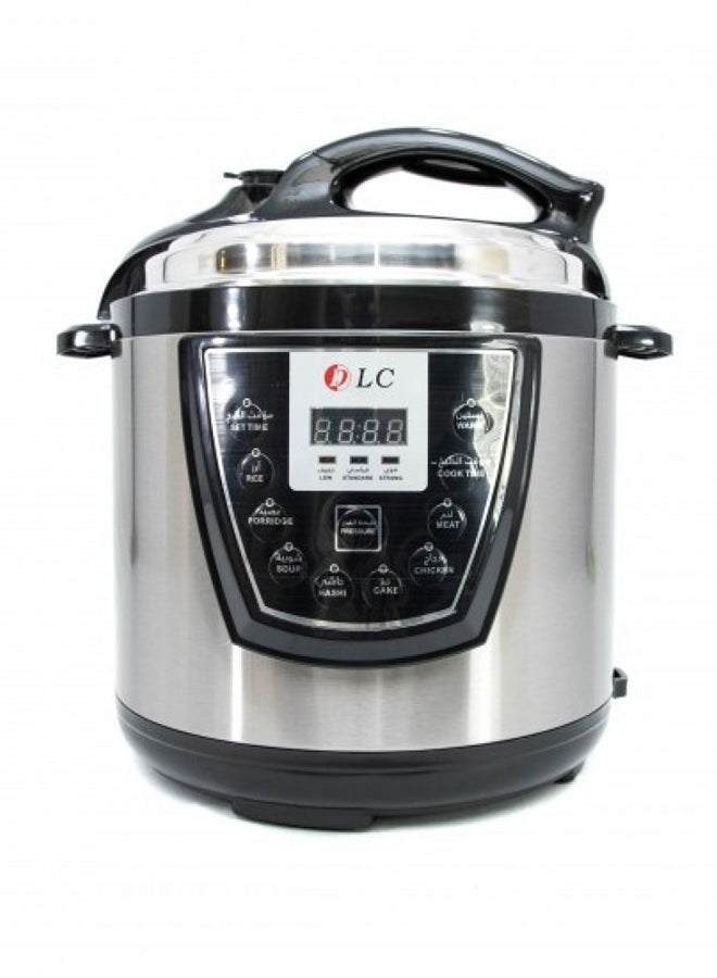 دي إل سي  قدر ضغط كهربائي 12 L 1500 W DLC-3022 أسود/ فضي - Image 4