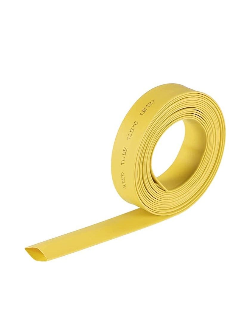 RACO Heat Shrink Sleeve Good Quality Heat Shrinkable Tube For Wrap Cable Wire Insulation 1 Meter Length Yellow  - Image 2