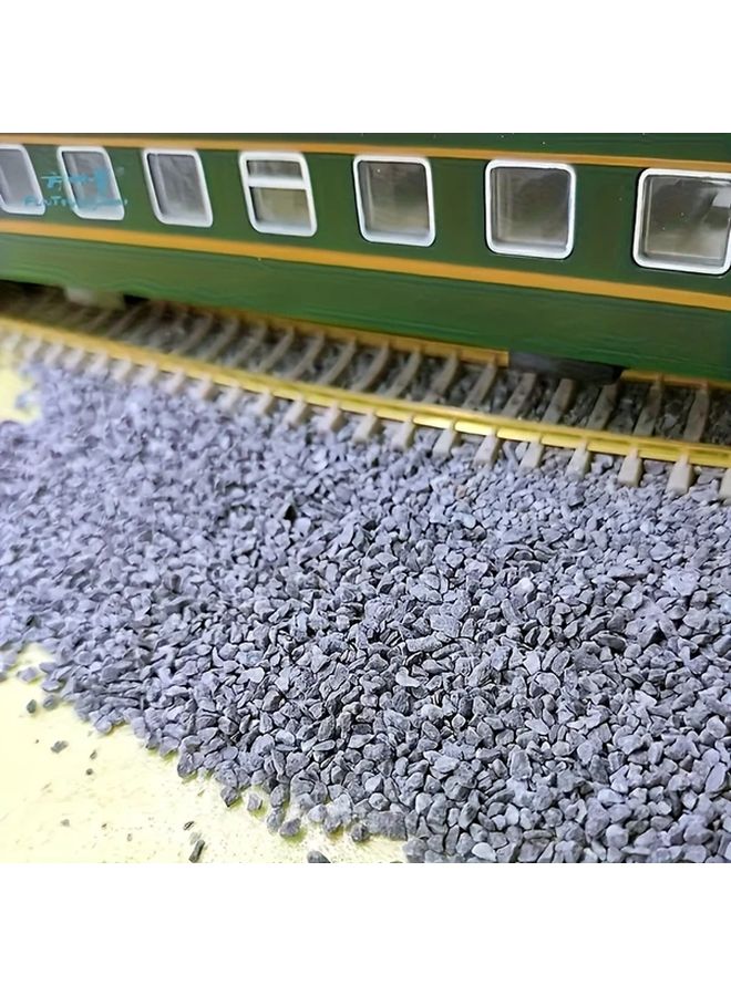 Realistic Gray Micro Rail Gravel 3.53 oz For DIY Model Track Garden Paving And War Game Scenes - Image 3