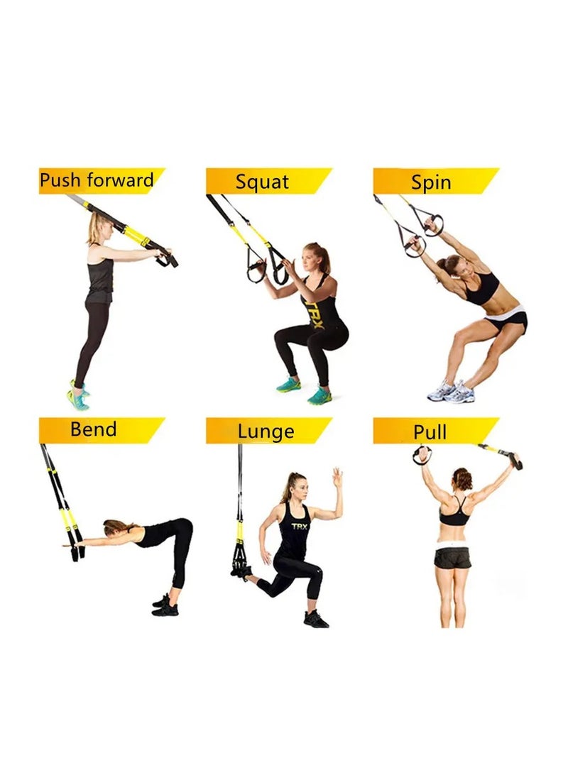 Generic Workout Resistance Yoga Band,Yoga Elastic Straps For Workout And Stretching Rubber Resistance Belt Fitness Band Women Men Pull Up Stretch Bands Legs, Arms Or Full Body, Physical Therapy, Pilates - Image 5