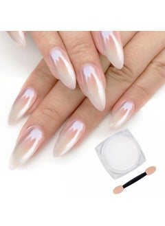 White Pearl Chrome Nail PowderMirror Effect Aurora Magic Pearlescent Nail Jewelry Glitter Powder Holographic Pigment Symphony Mermaid Pearl Neon Ice Aurora Dust Nail PowderDIY Nail Art Decorations - pzsku/Z0F4BC2CD71689C986669Z/45/_/1741000886/6c99efac-ef57-4229-a90d-8106fbc921be