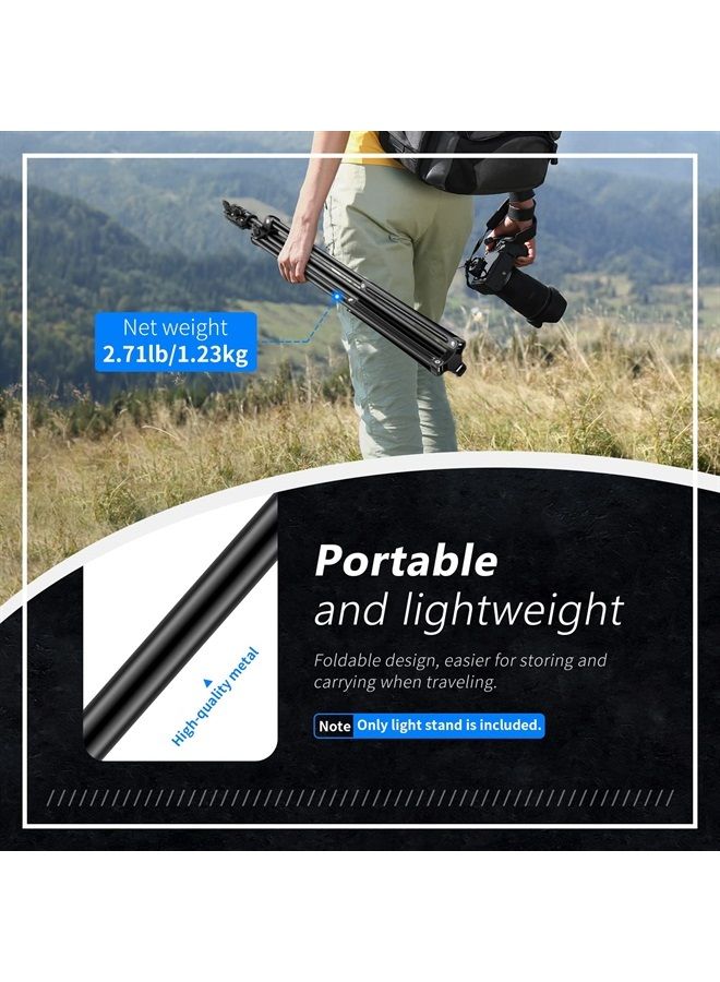 Neewer Photography Light Stand, 3-6.6ft/92-200cm Adjustable Sturdy Tripod Stand for Reflectors, Softboxes, Lights, Umbrellas, Load Capacity: 17.6lb/8kg
