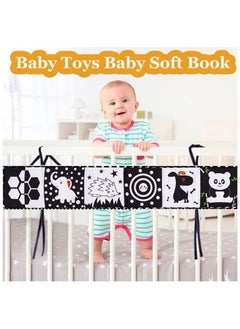 General Baby Books 0-6 Months - Montessori Baby Sensory Toys Baby Newborn 0-3-6-9-12 Months Black & White High Contrast Soft Cloth Book Early Learning - Plank Time Toys Boys Girls Toddlers Baby Gifts  - Image 4