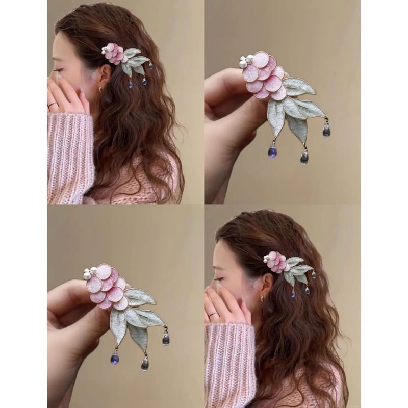 Handmade Koi Fish Hair Clip Chinese Style - Image 2