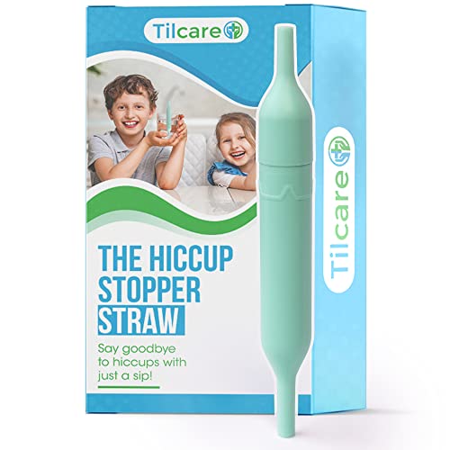 Tilcare Hiccup Straw by Tilcare - Natural Remedy for Hiccups in Children and Adults - Food-Grade Anti-Hiccup Device for at Home and Travel - Image 1