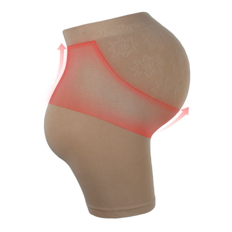 High Waist Maternity Shapewear Shorts Black - Image 4