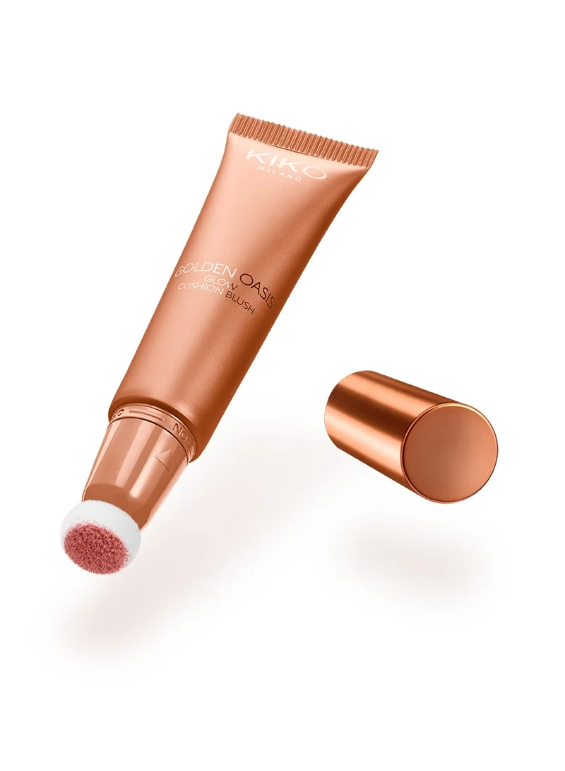 KIKO MILANO GOLDEN OASIS GLOW CUSHION BLUSH - ROSY CHEEKS