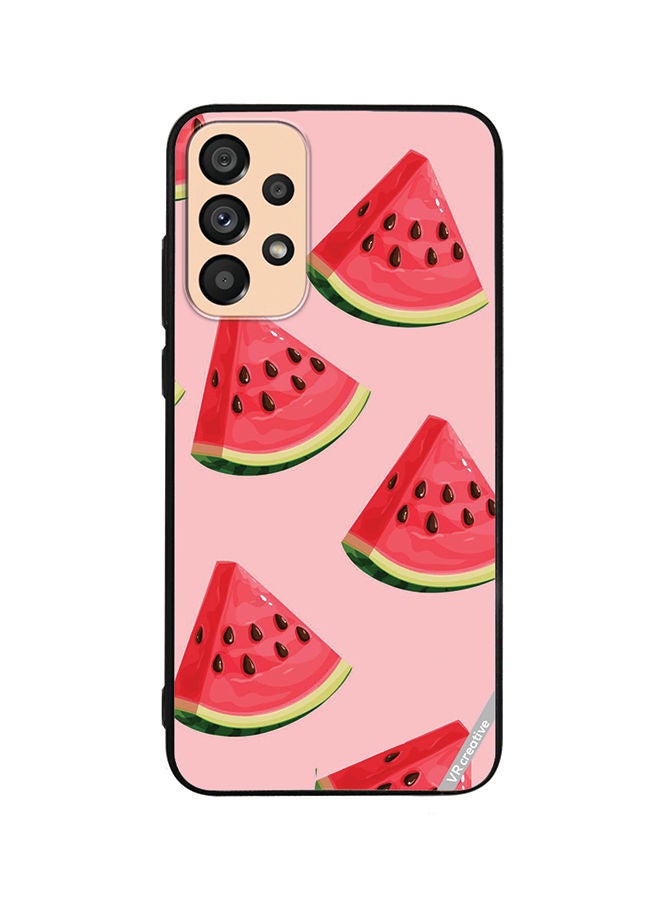 VR CREATIVE Protective Case Cover For Samsung Galaxy A73 5G Watermelon Design Multicolour - Image 1