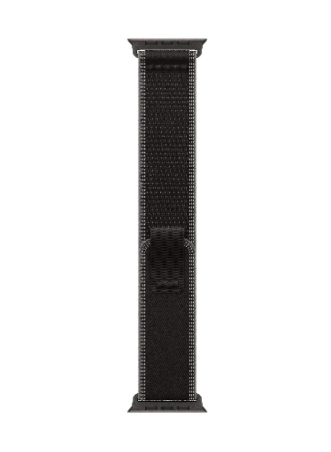 Apple Watch Ultra 3 GPS + Cellular 49mm (International Version) Black Titanium Case With Black/Charcoal Trail Loop - S/M - Image 3
