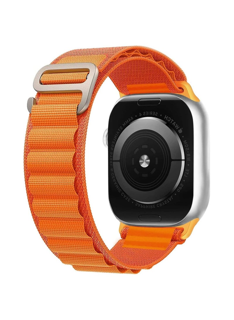 Watch Band Ultra Strap 42mm 44mm 45mm 49mm Alpine Loop Nylon Replacement Bands with Adjustable Sport Titanium G-hook Braided Straps for iWatch Ultra Series 8 7 SE 6 5 4 3 2 1 - Image 1