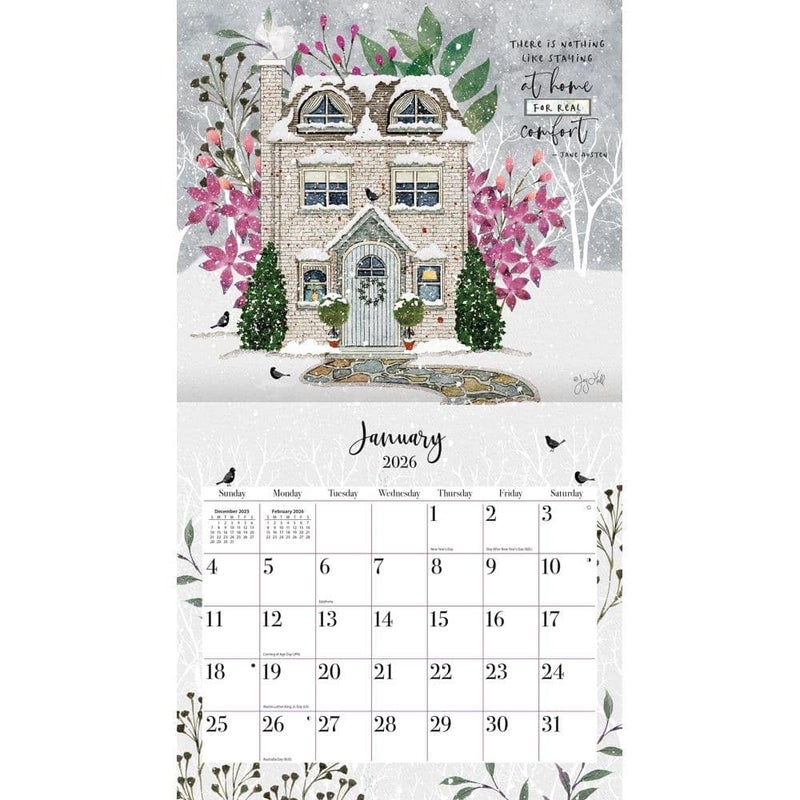 Lang, Bless This Home 2026 Wall Calendar, 13.4'' X 12'', 12-Month Calendar with Stapled Binding - Image 3