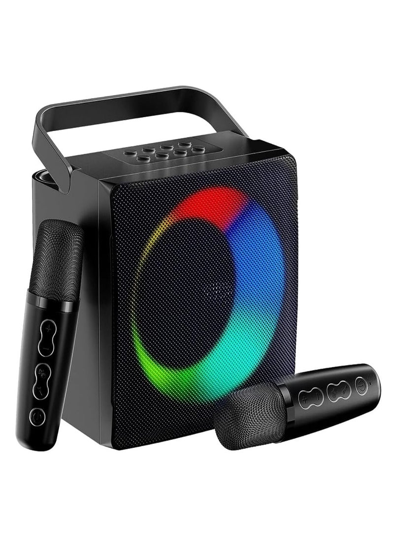SDRD SD 508 Wireless Karaoke Speaker With Two Wireless Microphones  - Image 1