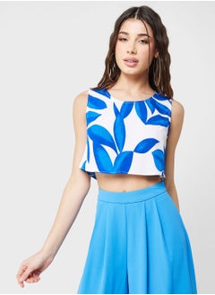 Ginger Printed Top And Skirt Set  - Image 3