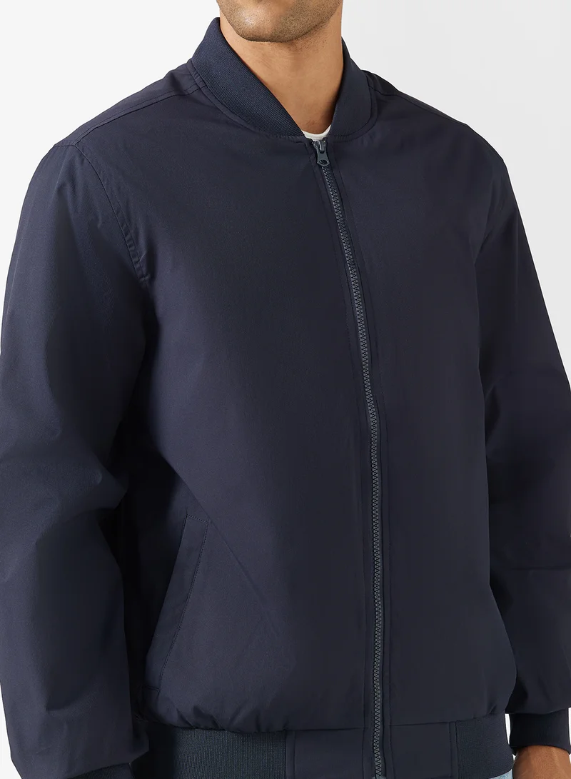 Seventy Five  Casual Zip Through Bomber Jacket for Men | Best Price UAE