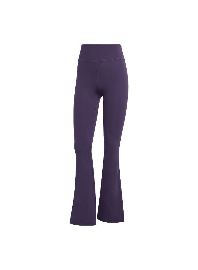 Adidas Allme Ess Flare Purple Training Tights For Women 2XS  - Image 1