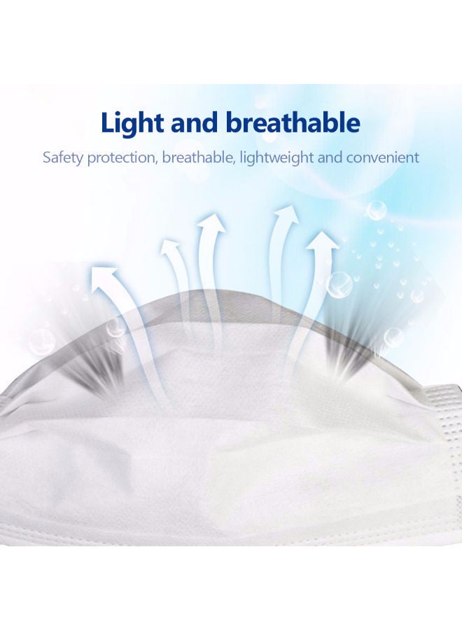 NIBEMINENT 50-Piece 3-Layer Disposable Anti-dust Mouth Face Mask - Image 3