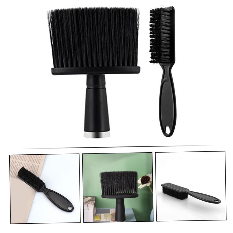 قطعتان فرشاة تنظيف الشعر المحترفة للرقبة، شعيرات ناعمة، تصميم مريح - Image 5