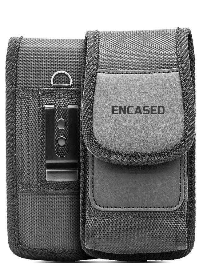إنكاسد جراب Encased 2 في 1 مع جراب حزام لهاتف Motorola Edge Plus 2022 - غطاء مقاوم للصدمات مع حافظة حامل للهاتف (أسود) - Image 4