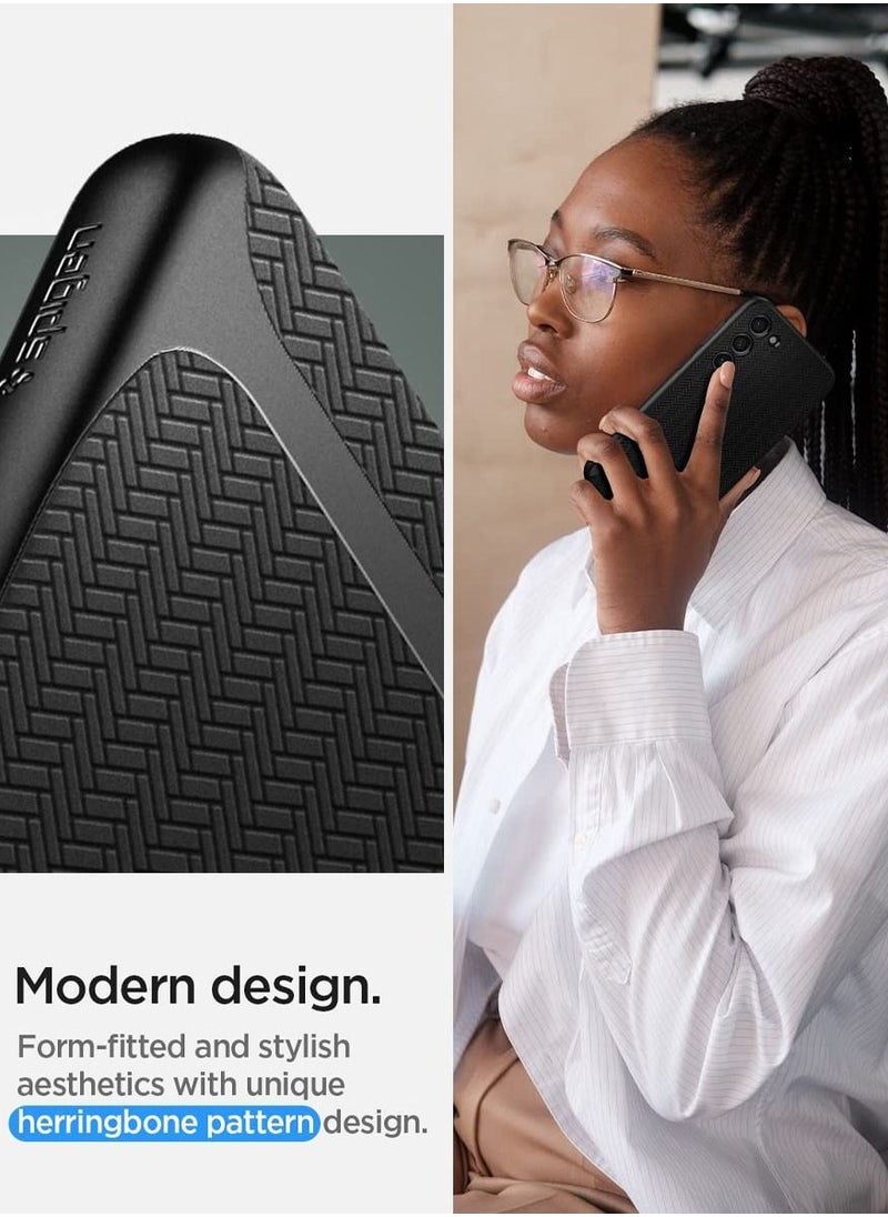 Spigen - غطاء حماية نيو هايبرد لهاتف سامسونج جالكسي S23 - أسود - Image 1