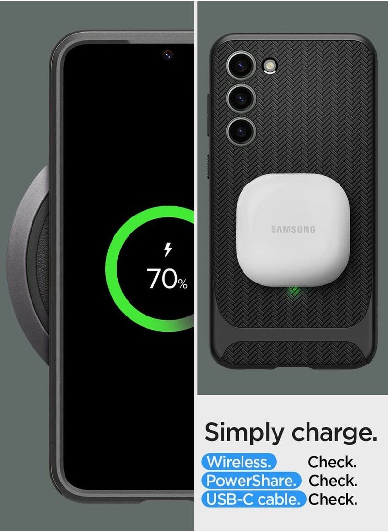 Spigen - غطاء حماية نيو هايبرد لهاتف سامسونج جالكسي S23 - أسود - Image 1