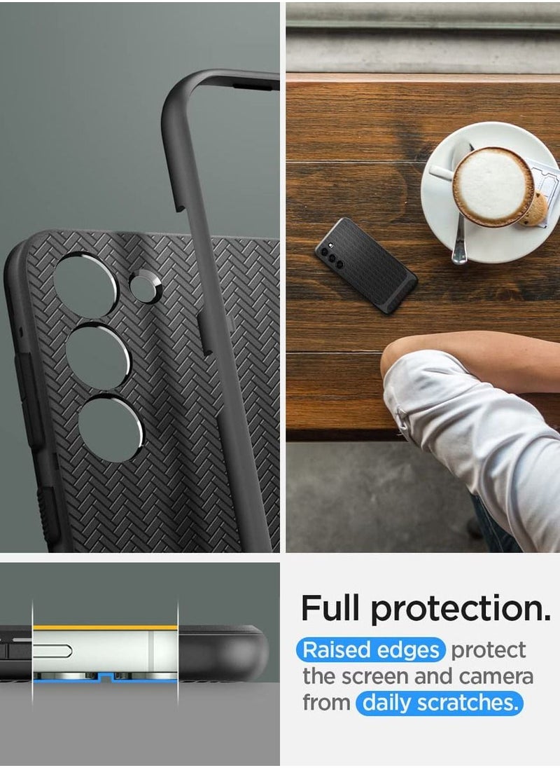Spigen - غطاء حماية نيو هايبرد لهاتف سامسونج جالكسي S23 - أسود - Image 1