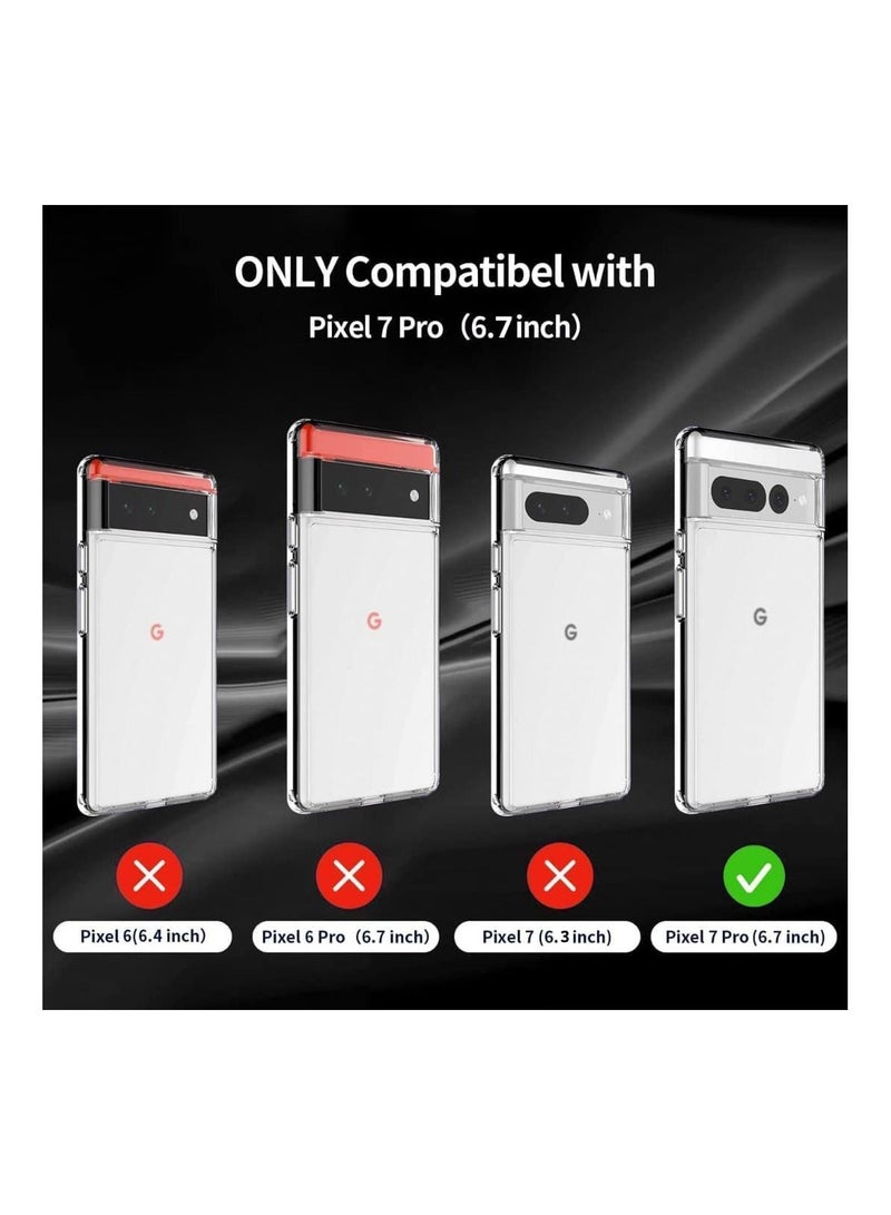 IAF Google Pixel 7 Pro Case, Ultra Slim Thin Scratch Resistant TPU Rubber Soft Silicone Protective Case Cover for (Pixel 7 Pro, Black) - Image 2