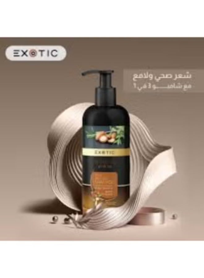 إكزوتك شامبو إكزوتيك للشعر ٣ في ١ بزيت الأرغان ١٠٠٠ مل - Image 2