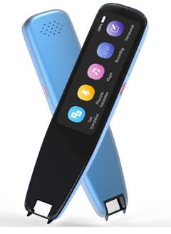Upgraded Scan Reader Pen, 16GB Dictionary Mobile Scanner Translator Scanning Pen, 112 Language OCR Digital Reader Pen Voice Translator Device, Text&Phonetic Multilingual Translation
