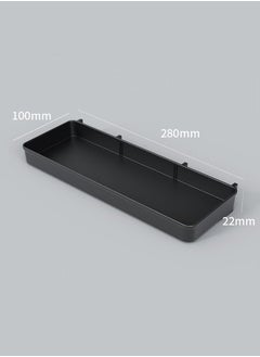 ماركة غير محددة مجموعة Pegboard وملحقاتها 2 لوحة Pegboard منظم الحائط والتخزين للمكتب والمنزل ومكتب الألعاب ومنظم الحائط وعرض Pegboard مجموعة لوحة Pegboard السوداء  - Image 5