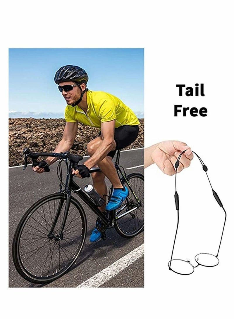 NIBEMINENT Adjustable Eyewear Retainer,No Tail Sunglass Strap Eyeglass String Holder Sport Lanyards Unisex For Outdoor Activities (Adult Models 30 cm) - Image 3