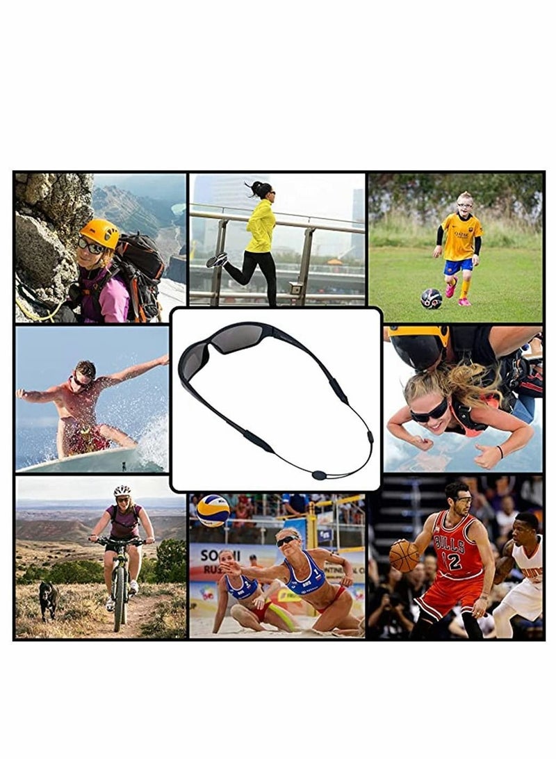 NIBEMINENT Adjustable Eyewear Retainer,No Tail Sunglass Strap Eyeglass String Holder Sport Lanyards Unisex For Outdoor Activities (Adult Models 30 cm) - Image 4