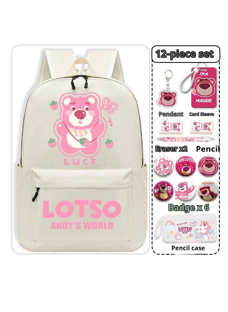 general 13-Piece Cartoon Lotso Backpack Set - Image 1