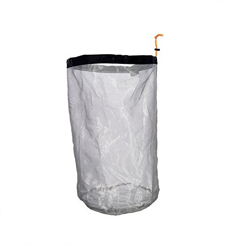 VGEBY Mesh Stuff Sack, Nylon Mesh Stuff Storage Sack Drawstring Mesh Camping Sack for Camping Hiking(XXL-Black) - Image 1