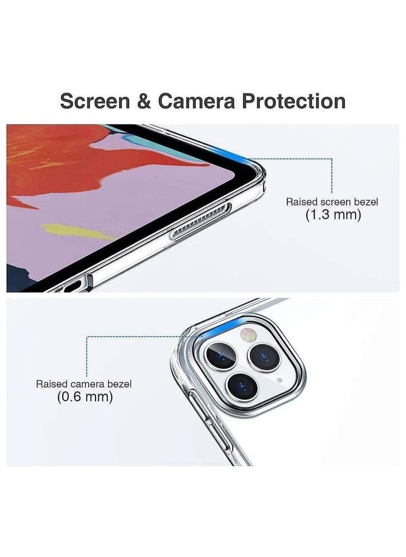 TPU Crystal Clear Soft Shell Case Cover for iPad Pro 11 inch 2021, 2020, 2018 Back Cover Transparent. - Image 2