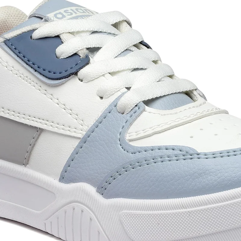 Asian Casual Sneakers for Women in Off White