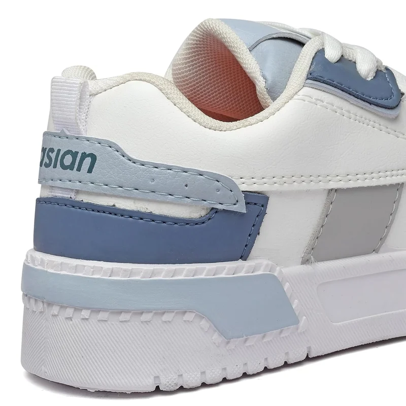 Asian Casual Sneakers for Women in Off White