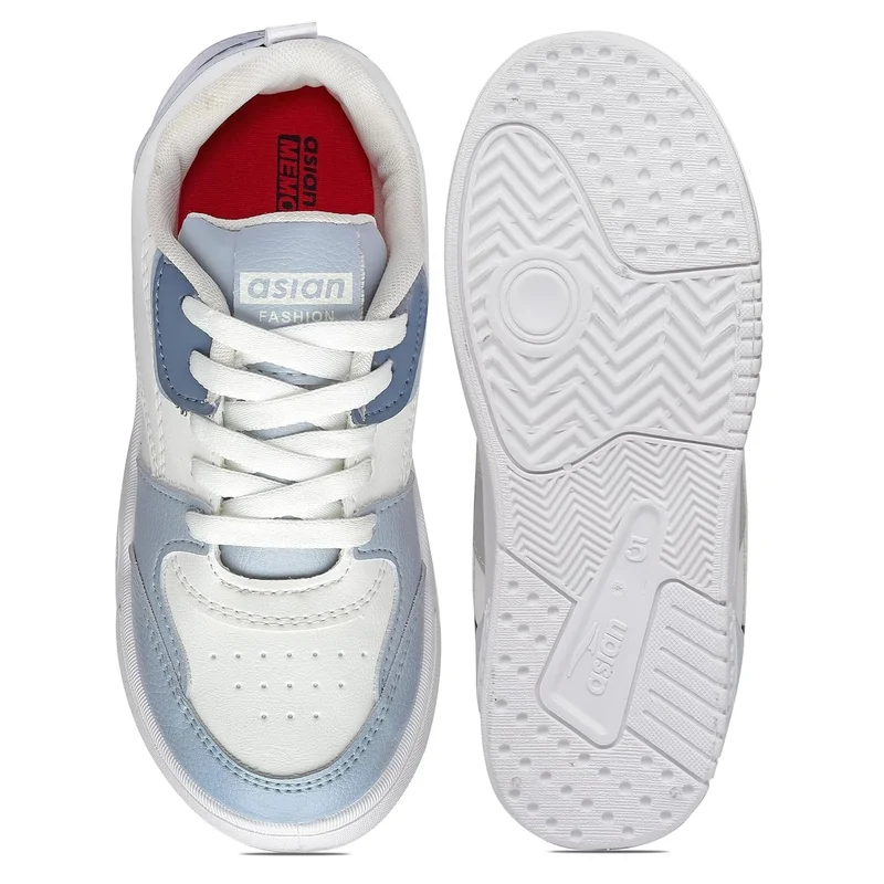 Asian Casual Sneakers for Women in Off White