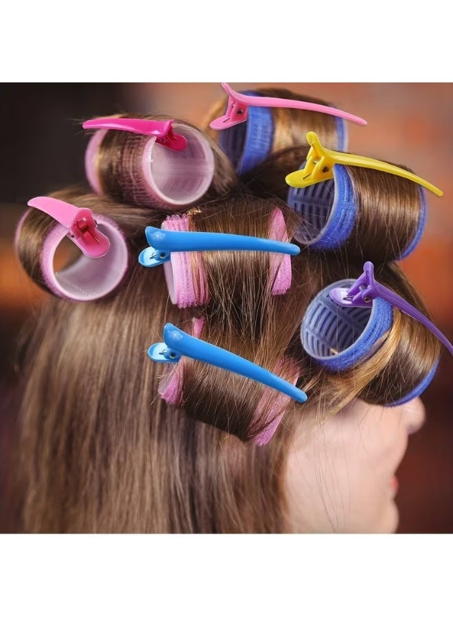 Rozino 25-Piece Self-Adhesive Hair Curling Roller & Clip Set with Comb - Image 3