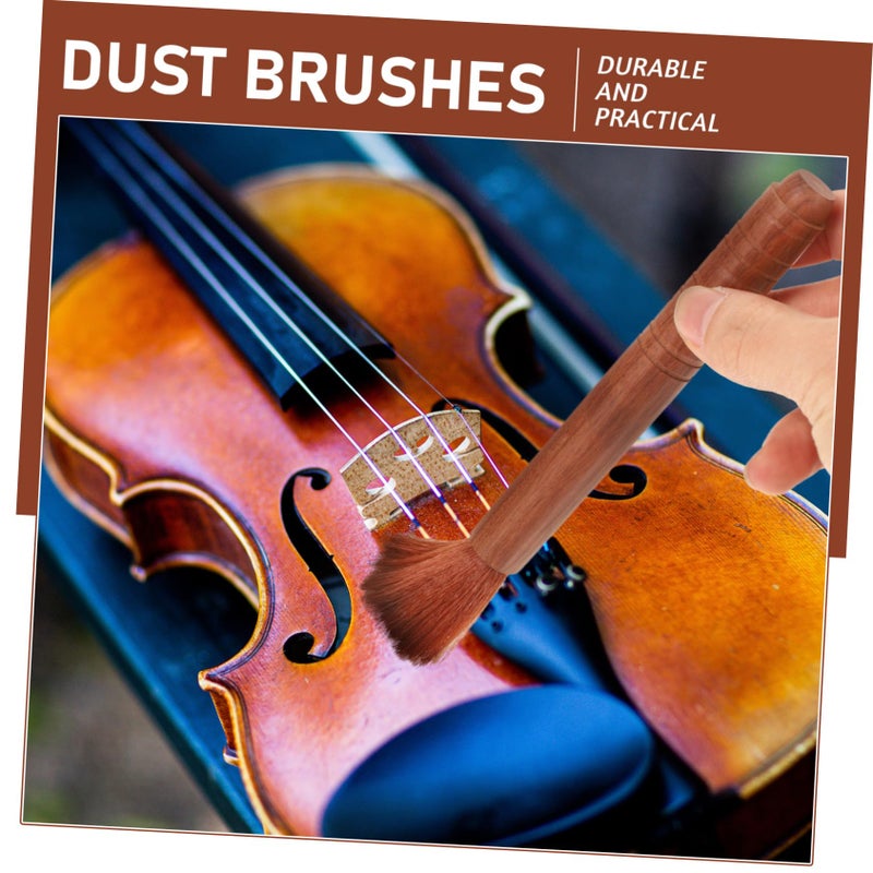 Wool Brush Cleaner For Erhu Violin String Instrument Dust Removal Portable Lightweight - Image 5