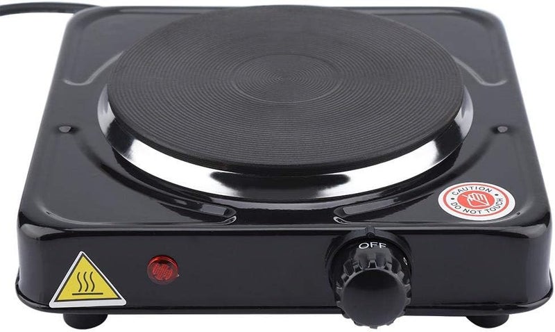 Portable Electric Stove, Energy-saving Safe Induction cooktop for Making Tea Coffee Milk Household etc. 1000W(black US) - Image 1