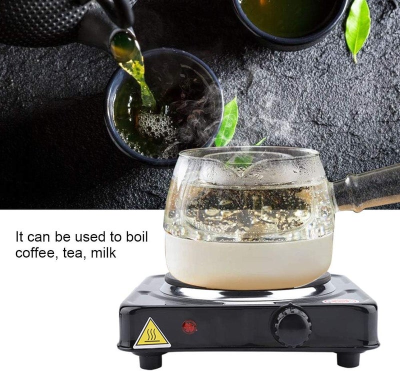 Portable Electric Stove, Energy-saving Safe Induction cooktop for Making Tea Coffee Milk Household etc. 1000W(black US) - Image 2